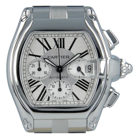 cartier roadster chrono movement|used cartier roadster for sale.